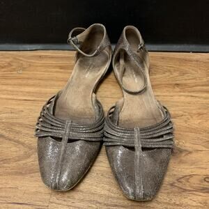Dries Van Noten Snake Print Strap Flat Size 37